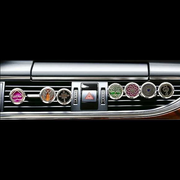 Silver Essential Oil Car Diffuser - Picture 1 of 7
